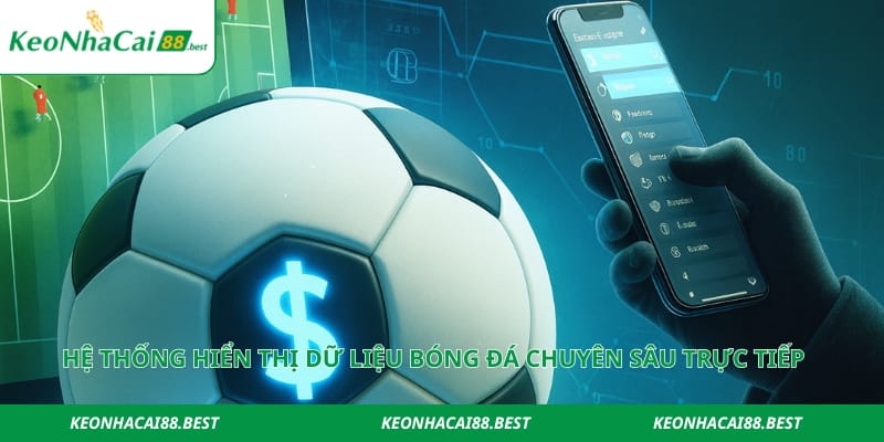 Hệ thống hiển thị dữ liệu bóng đá chuyên sâu trực tiếp